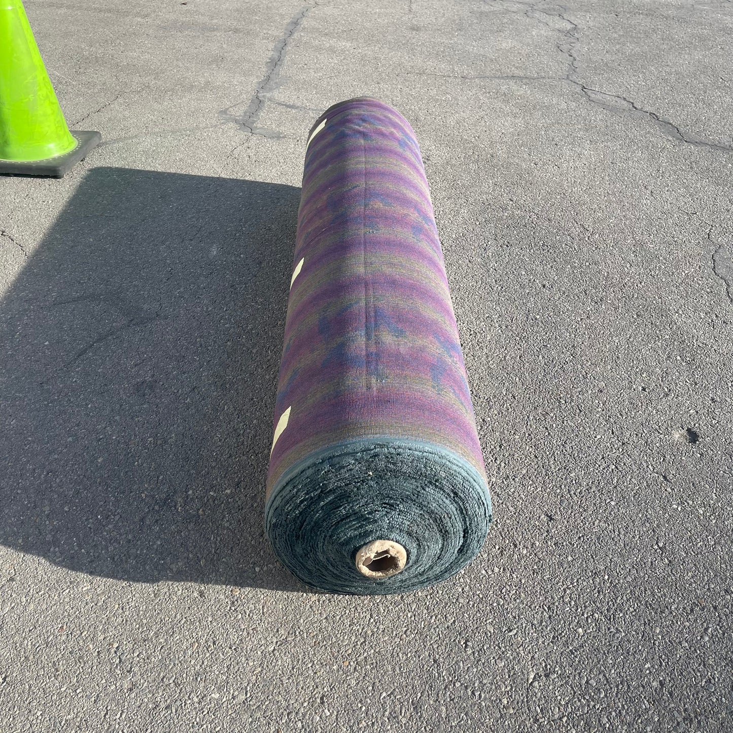 ZA@ Pallet of MIXED Fabric/carpet Roll 61” Wide Blue (AS-IS) A