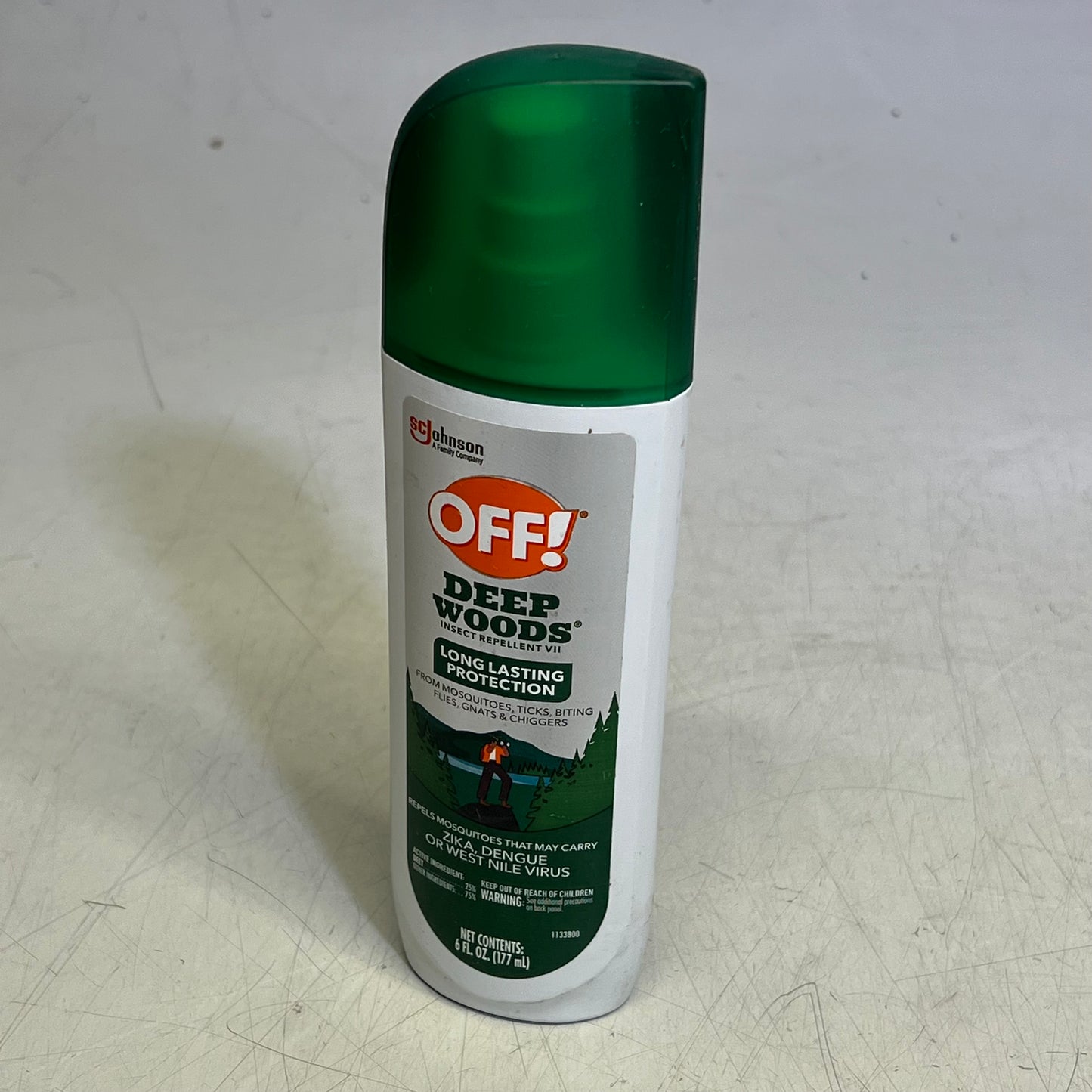 SC JOHNSON (2 PACK) OFF! Deep Woods Mosquito Repellent 6 Fl Oz Clear 1133801