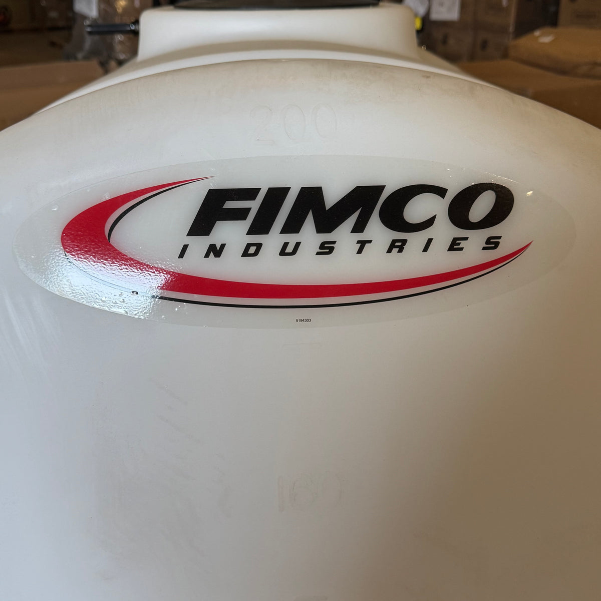 FIMCO 200 Gal. Skid Sprayer Gas 8 Roller Pump - 300' Hose Hand Reel Sz 48.5"L x 38"W x 75.75"H, White LSS-280
