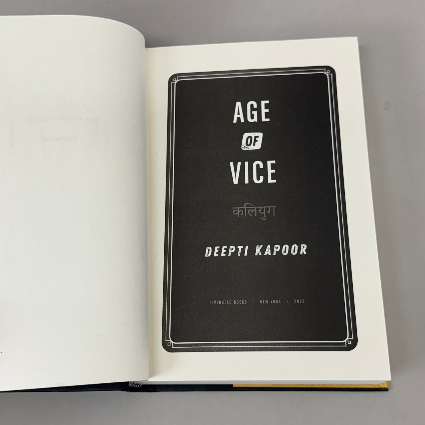 PENGUIN RANDOM HOUSE Deepti Kapoor; Age Of Vice Exclusive Edition 560 Pages