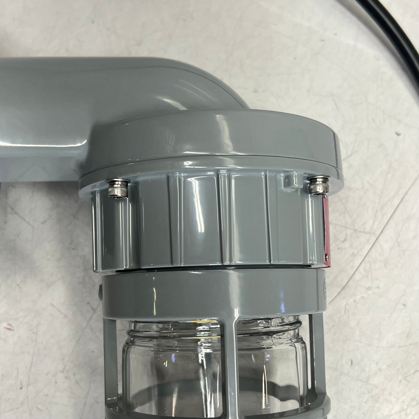 Explosion Proof Led Bay Light 30 Watt 5000K Color Temp Grey EX-30W-OY50D120CM