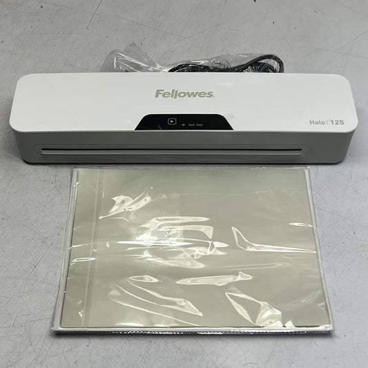FELLOWES Halo 125 Laminator 16"L x 3.5"W x 2.5"H White CRC57531
