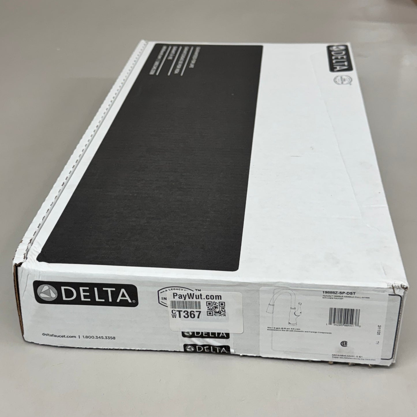 DELTA Pull-Down Kitchen Faucet Upgrade 1L Spot Shield Stainless 19888Z-SP-DST