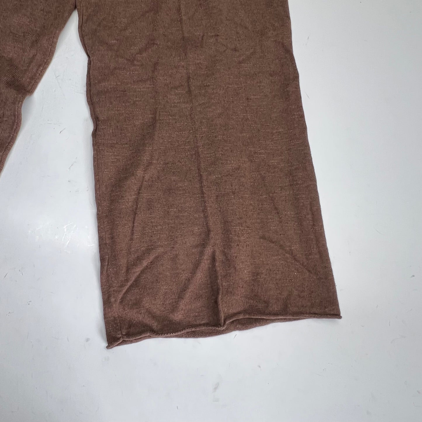 FREE PEOPLE Free Est Krista Cotton-linen Sweater Set  Women's Sz S Carafe
