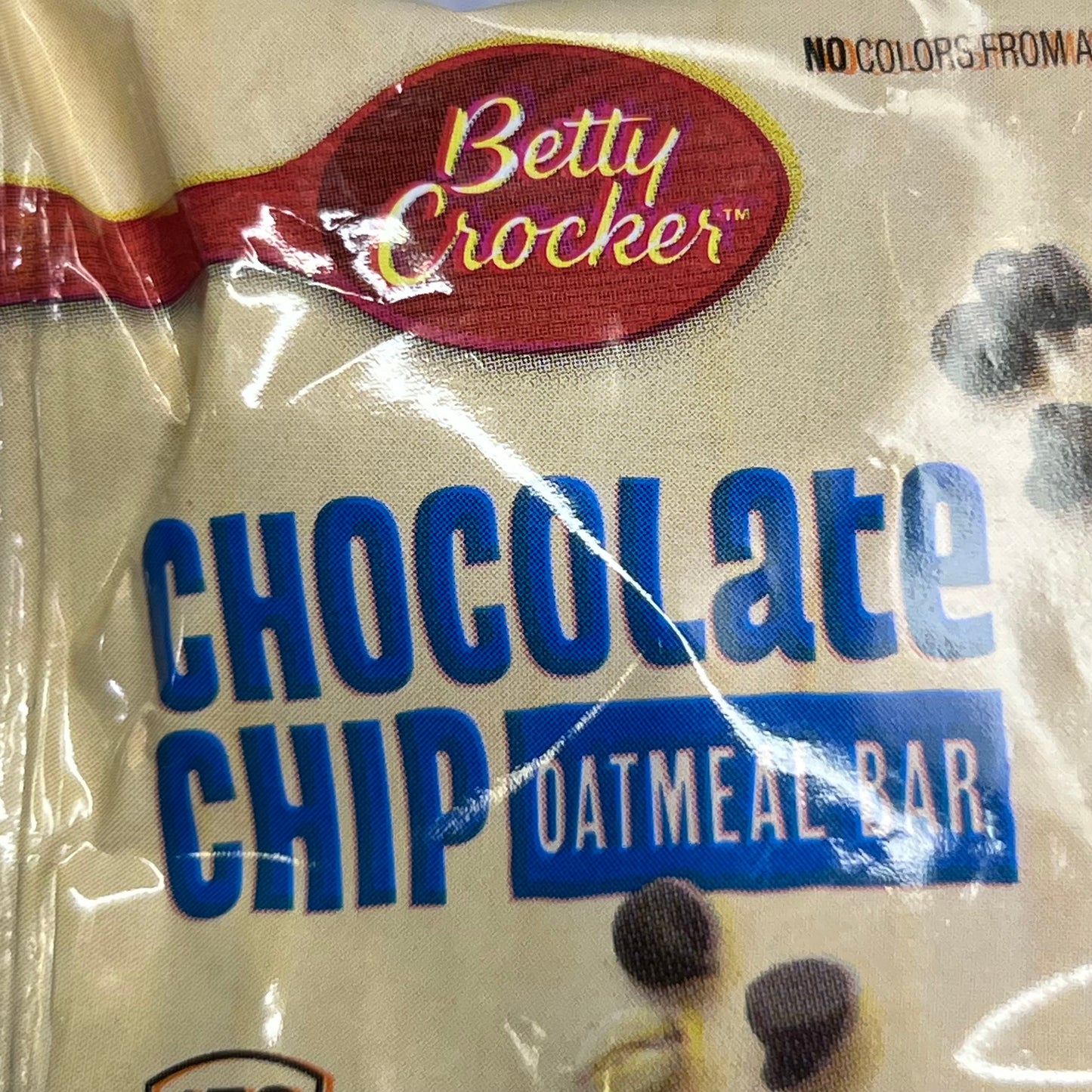 ZA@ BETTY CROCKER (144 PACK) Chocolate Chip Oatmeal Bar 1.24 oz BB 04/25 (New) H