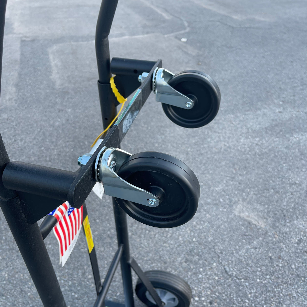 SAFCO Tuff-truck Steel Handtruck 14"x7" Toe Plate Black 4070 MADE IN USA