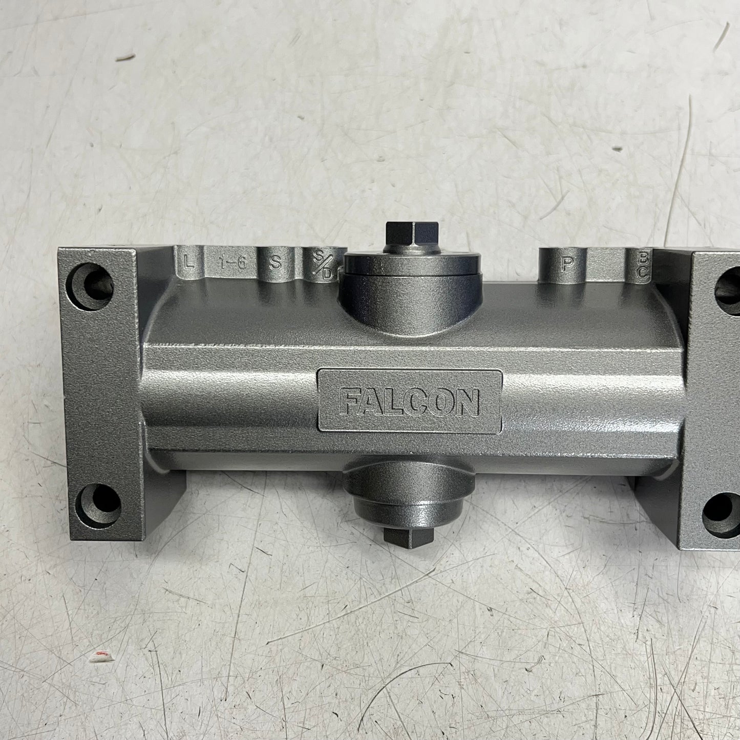 FALCON Door Closer W/ Heavy Duty Deadstop Hold Open Parallel Arm Aluminum SC71A