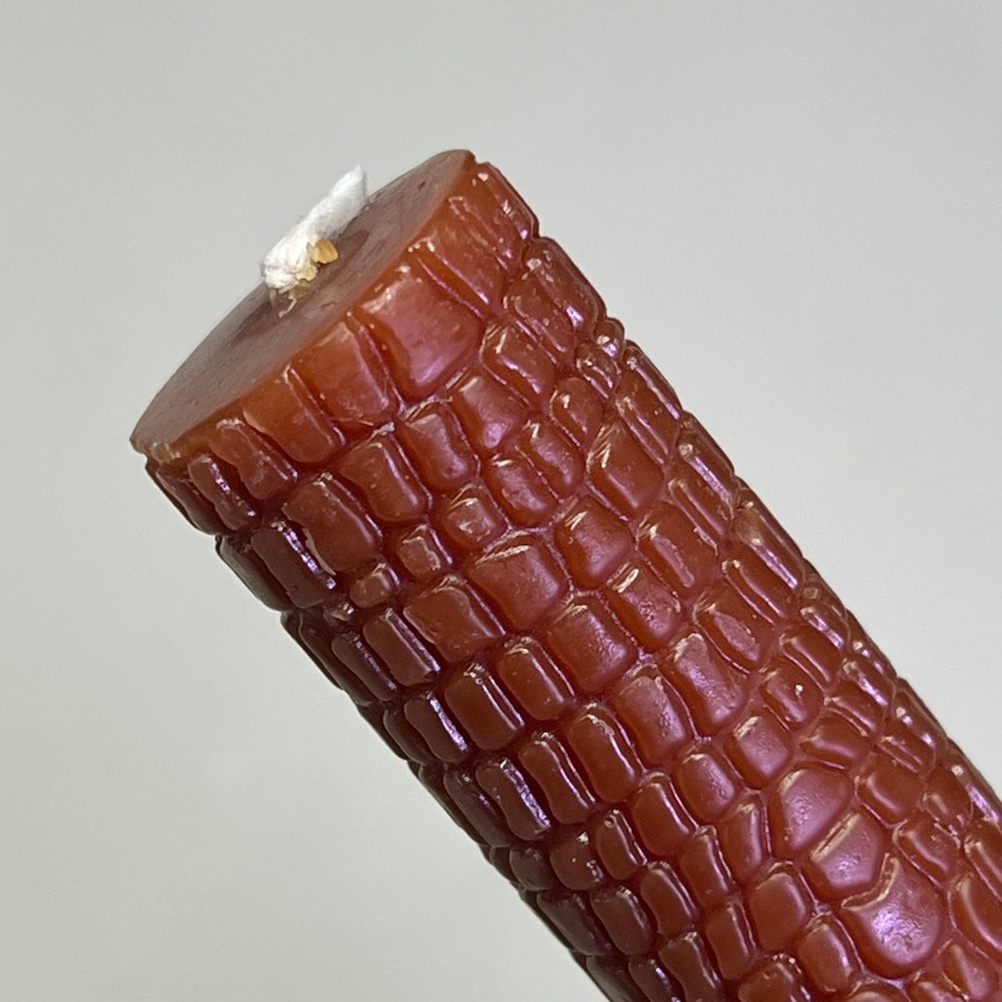 CREATIVE CO-OP (2 PACK) Snake Skin Print Taper Candle Unscented 10" Brown CD2230