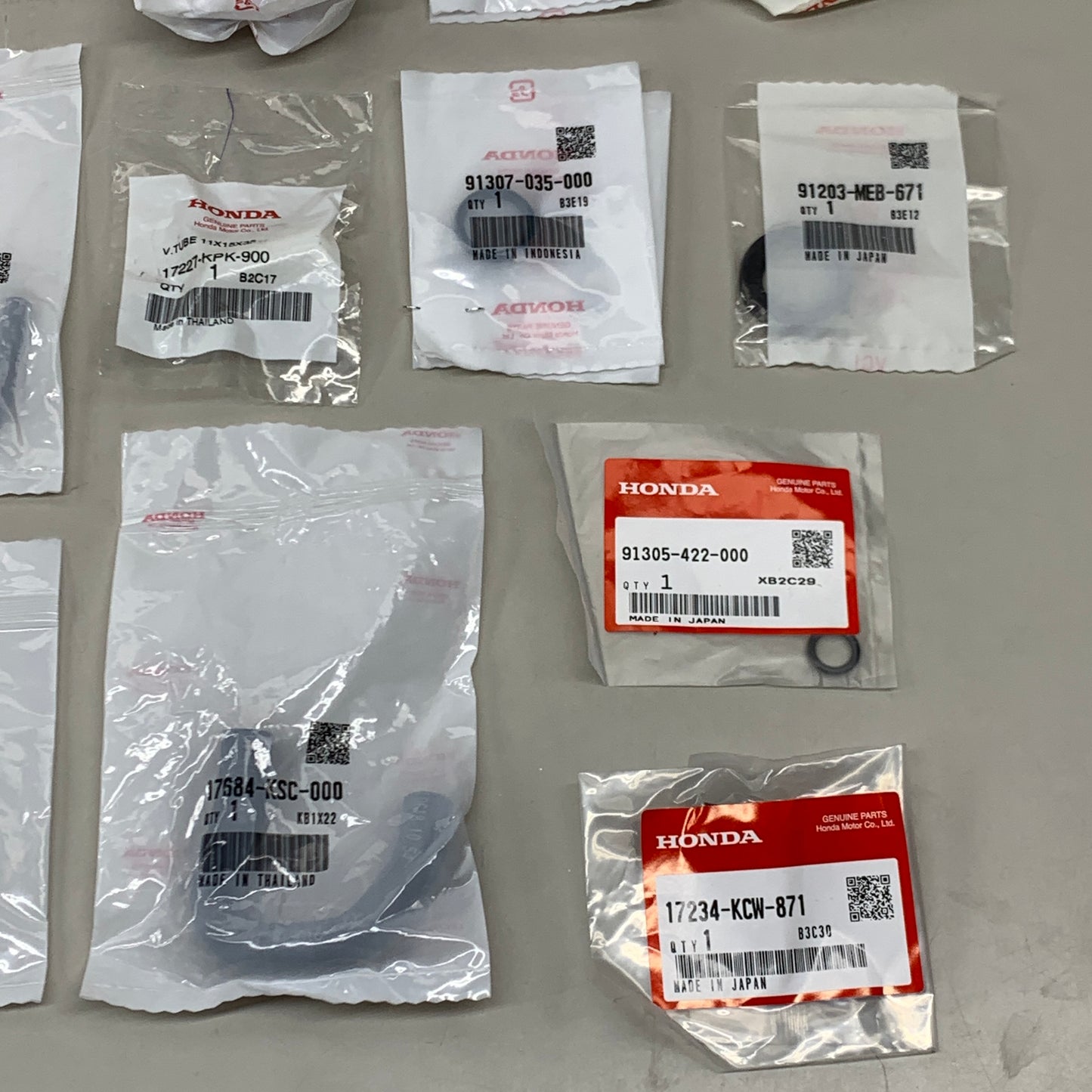 HONDA OEM 40 PACK! Miscellaneous Bulk Parts Lot for ATV or SIde-by-Side Dirt Bike