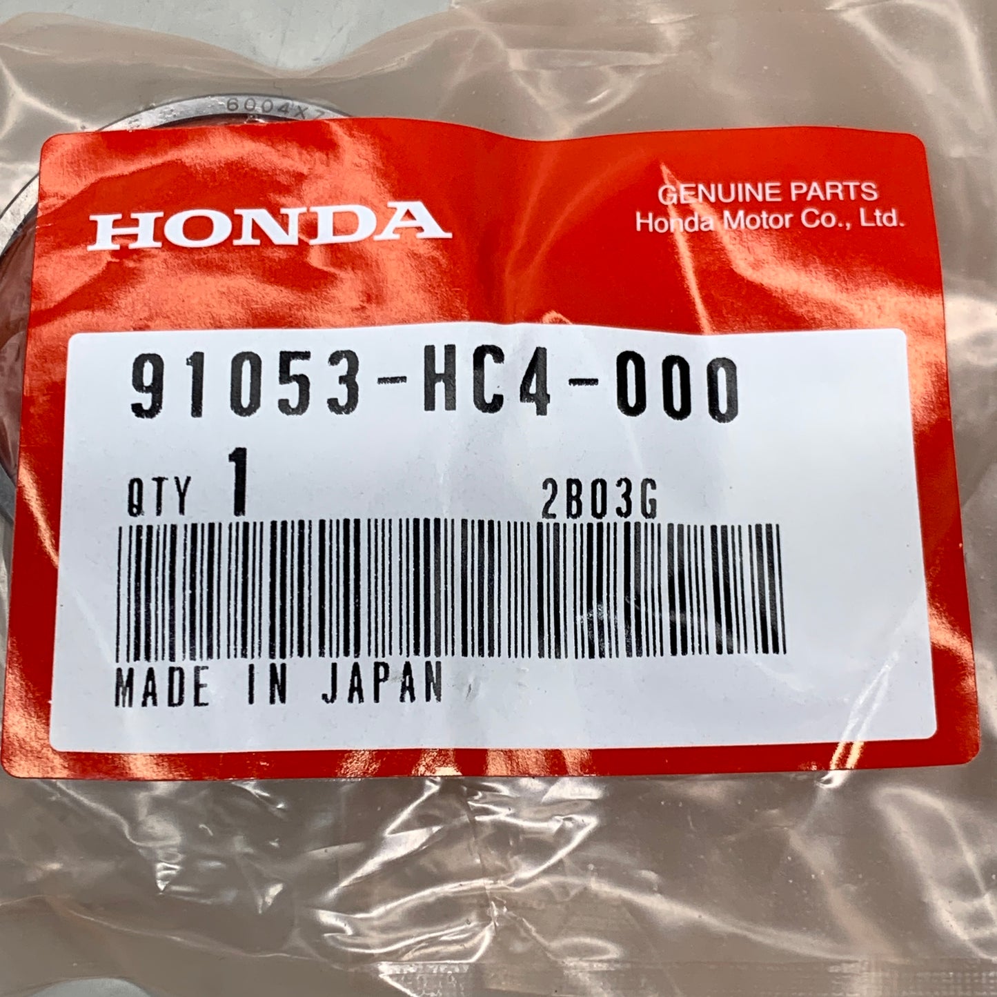 HONDA (2 PACK) Radial Ball Bearing 91053-HC4-000
