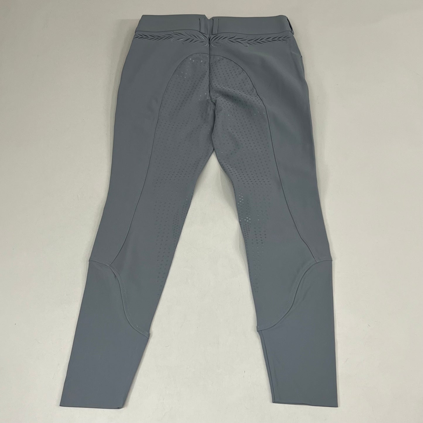 SAMSHIELD Delice Flower Equestrian Pants Women's Sz US 26, UK 8, FR 36 Grey