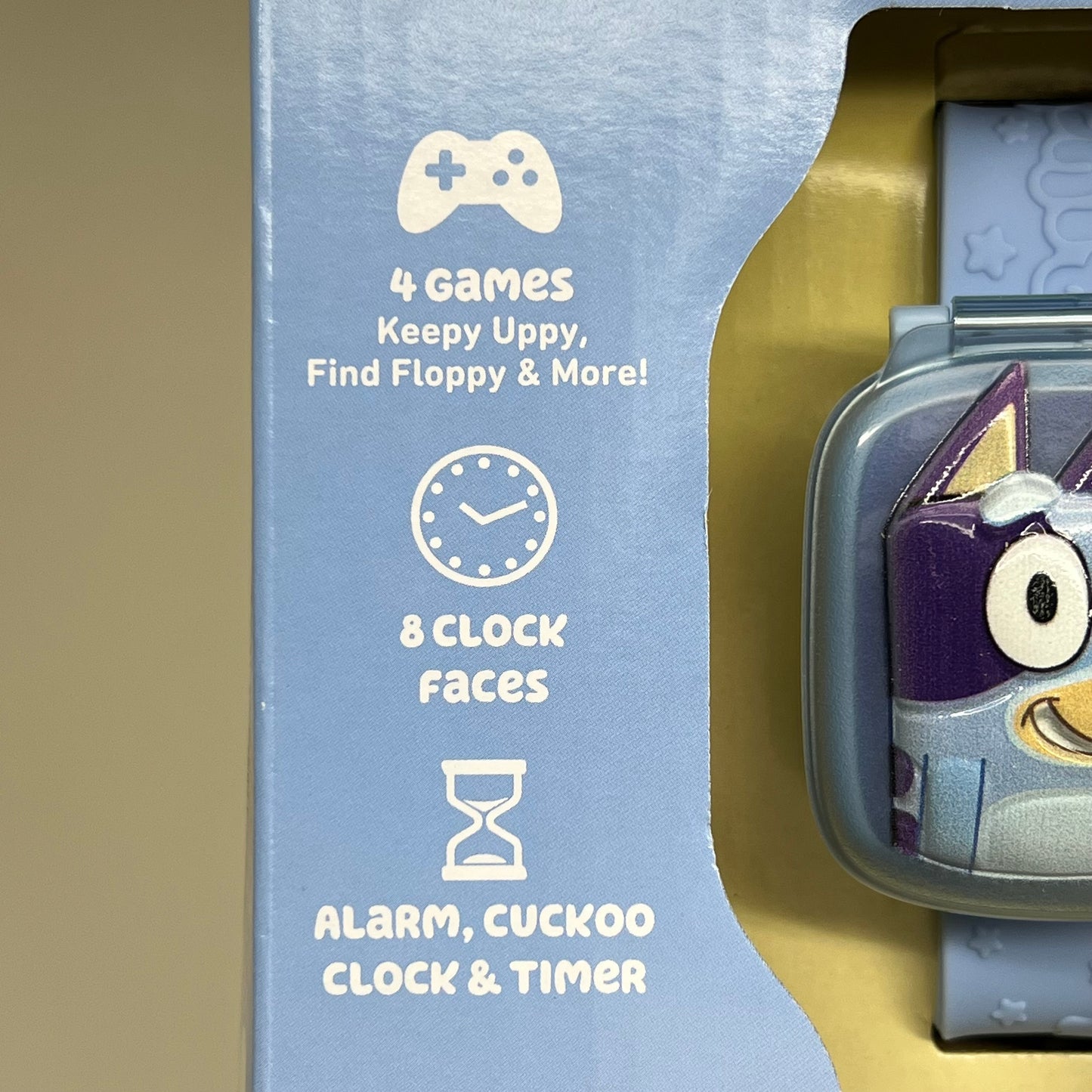 VTECH Bluey Wachadoo Watch 8 Clock Faces 4 Games & Alarm/Timer 3-6 Years 5545