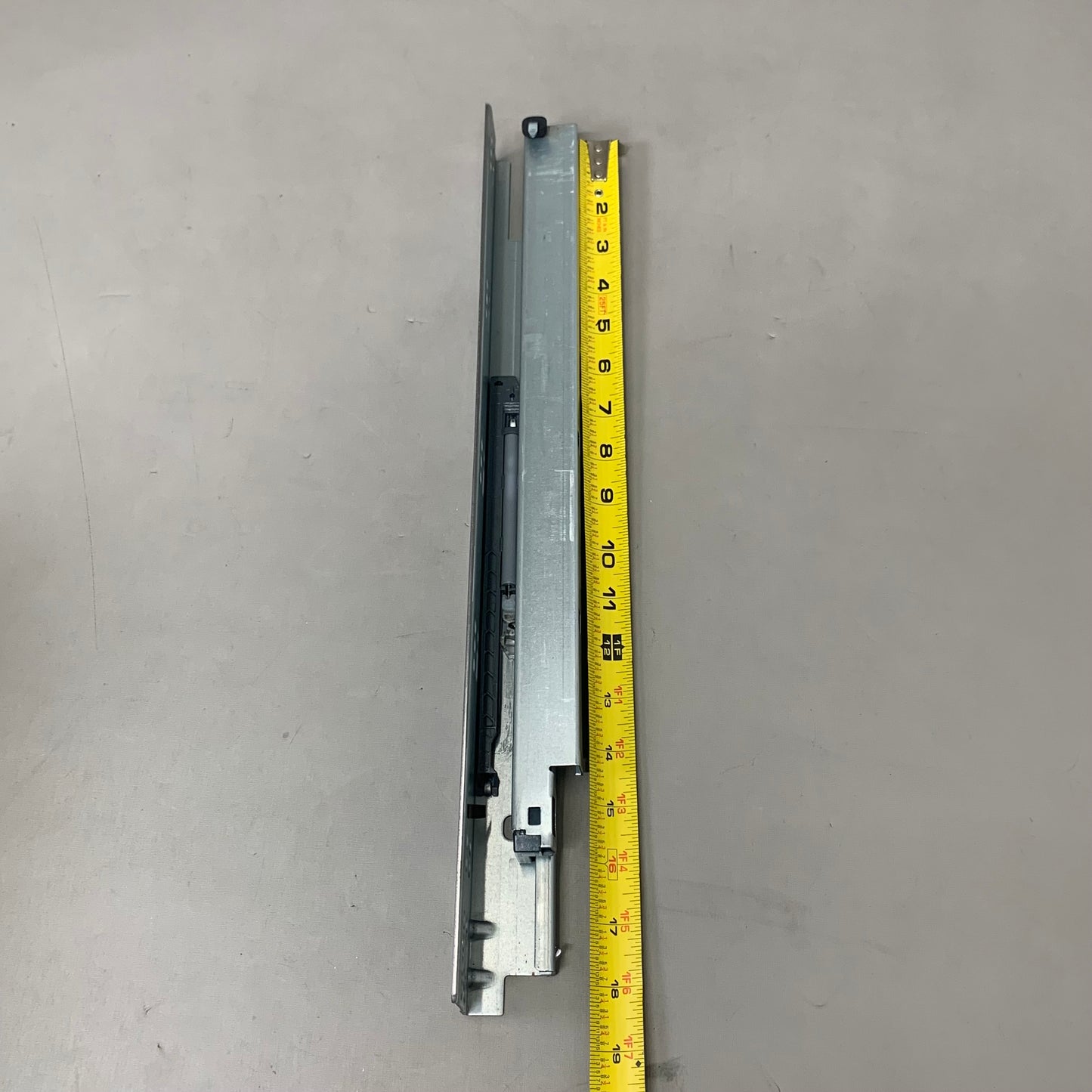 LAUREY (1 Pair) Under-mount Drawer Slide Extension 18" Grey 10818