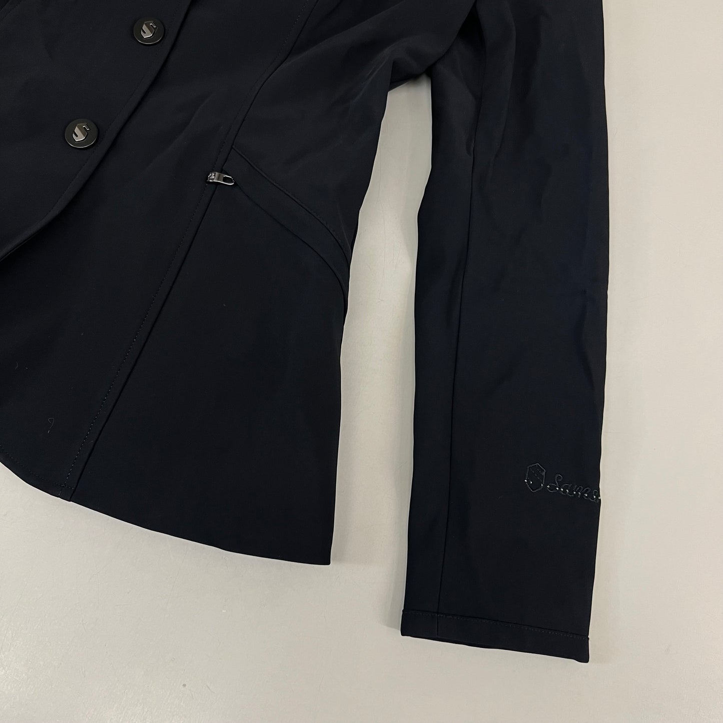 SAMSHIELD Louiselle Equestrian Riding Jacket Women's Sz US 6, UK 8, FR 36 Black