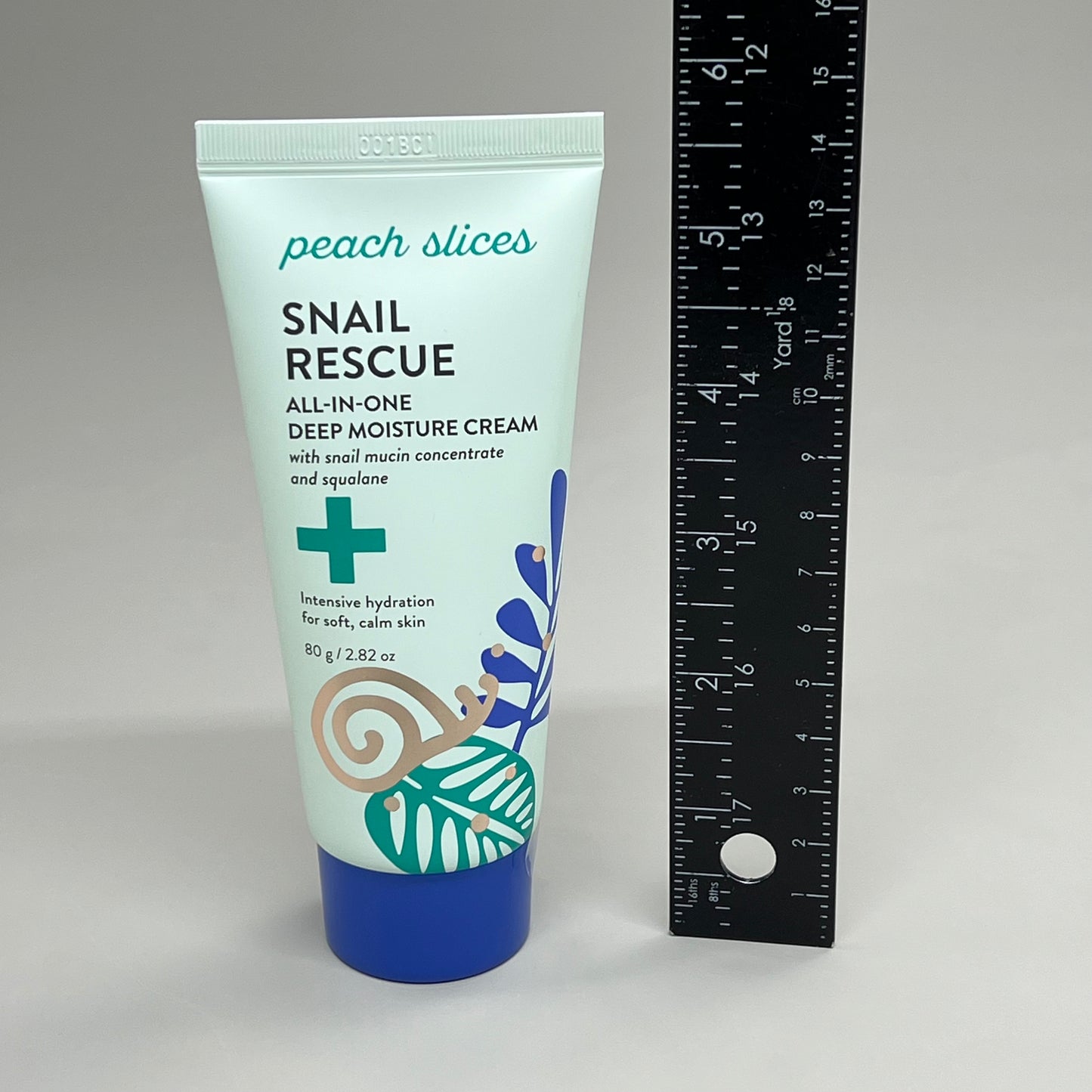 PEACH SLICES (2 PACK) Snail Rescue All-In-One Deep Moisture Squalene Cream 2.82 oz