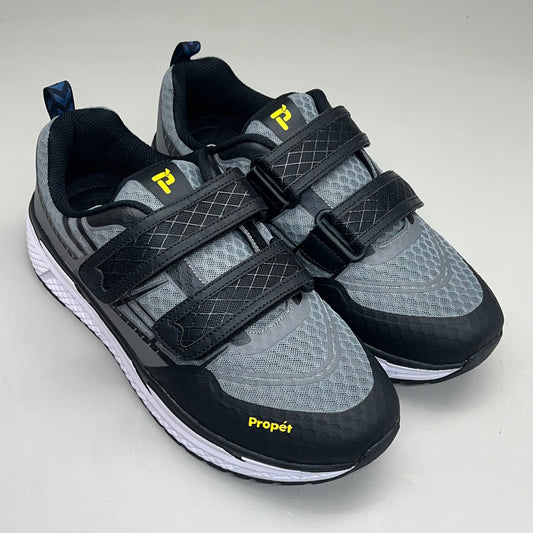 PROPET Ultra Strap Sneaker Ortholite Insoles Men's Sz 11.5 W(E) Grey/Black MAA203M