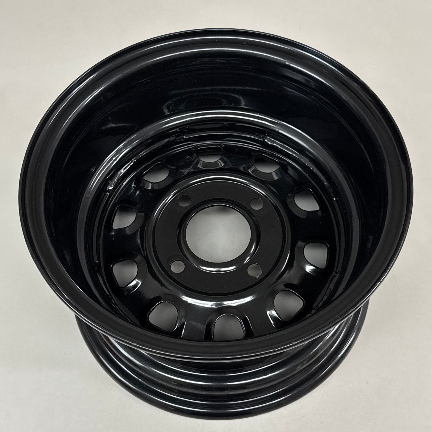 ITP Delta Steel Wheel 12x7"/4x110mm Black 1221753014