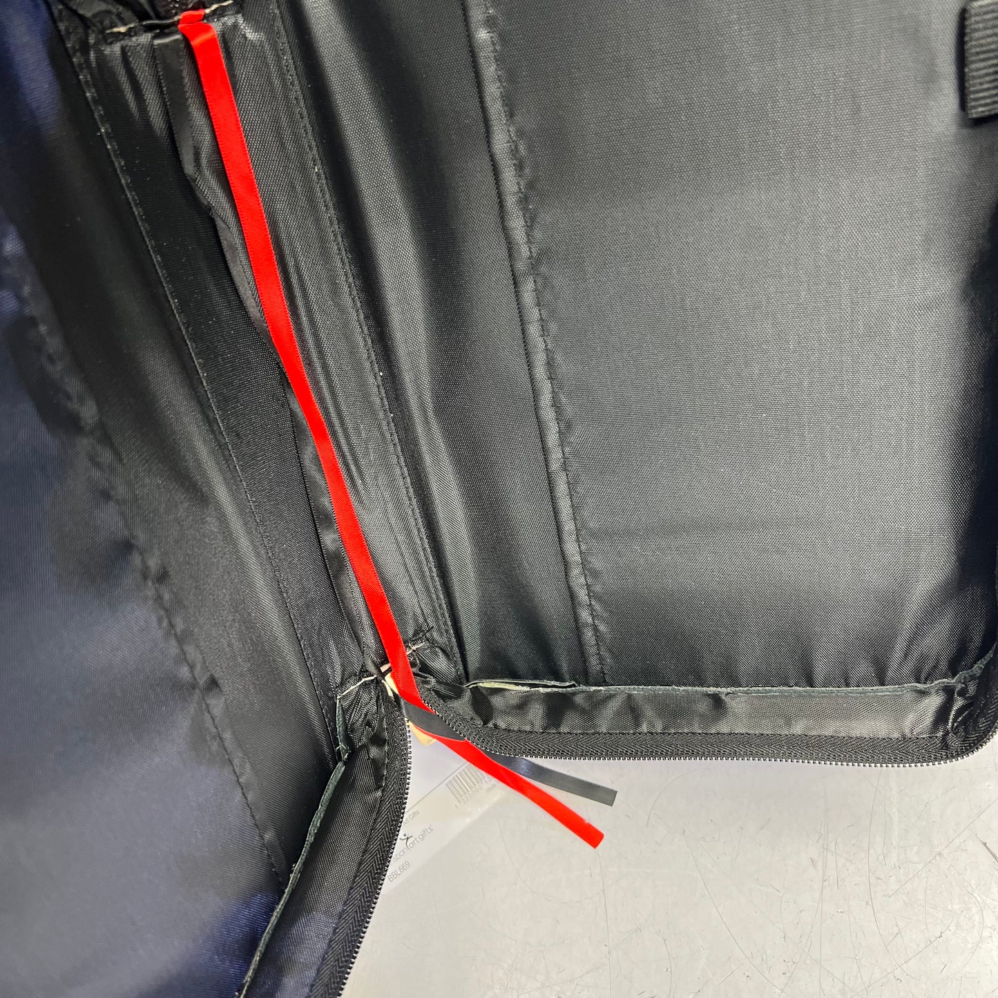 CHRISTIAN ART GIFTS "Blessed" Faux Leather Alligator Skin & Bow 7"x10" Black