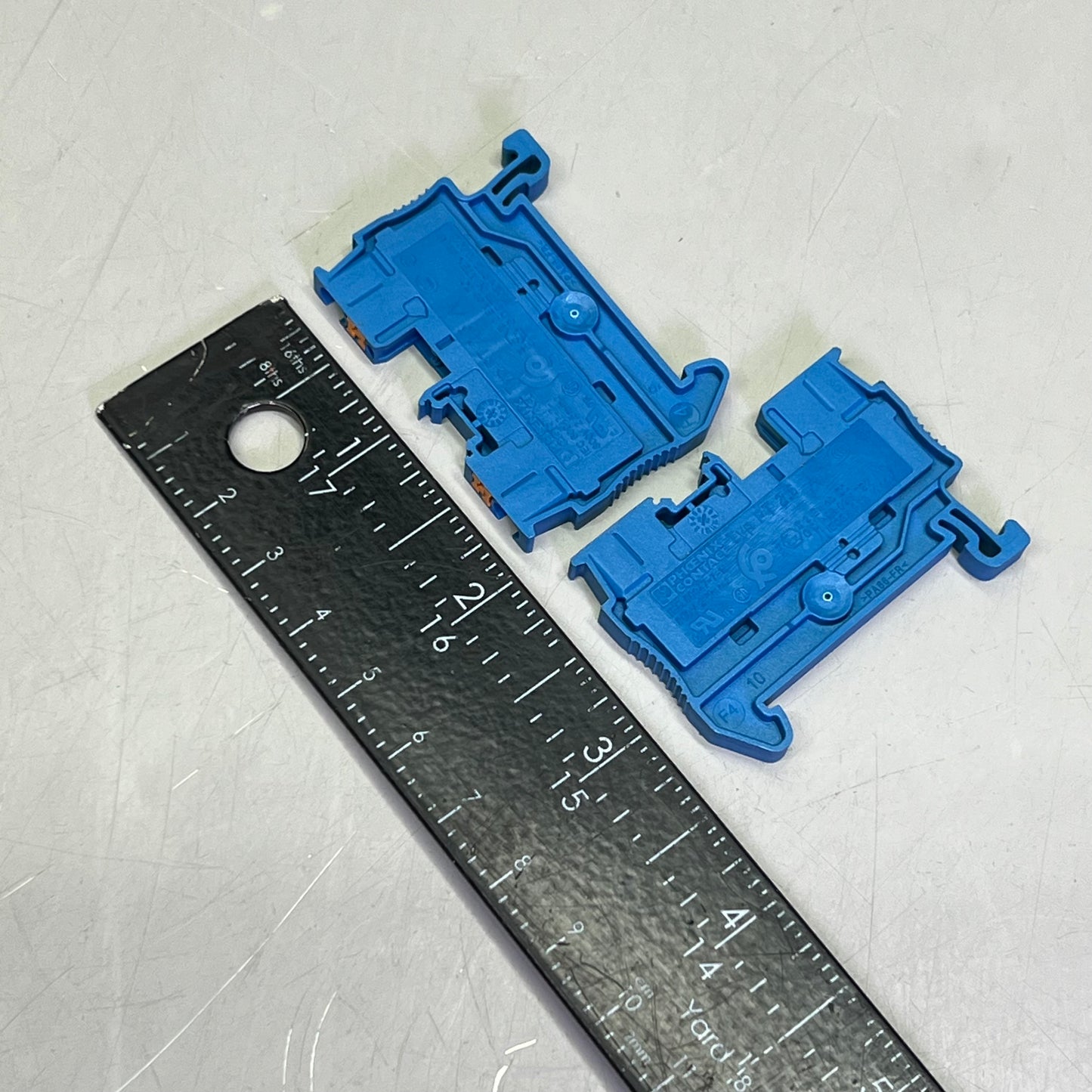 PHOENIX CONTACT Feed Through Terminal Block 1 Deck Level  PT 2.5 BU Blue 3209523