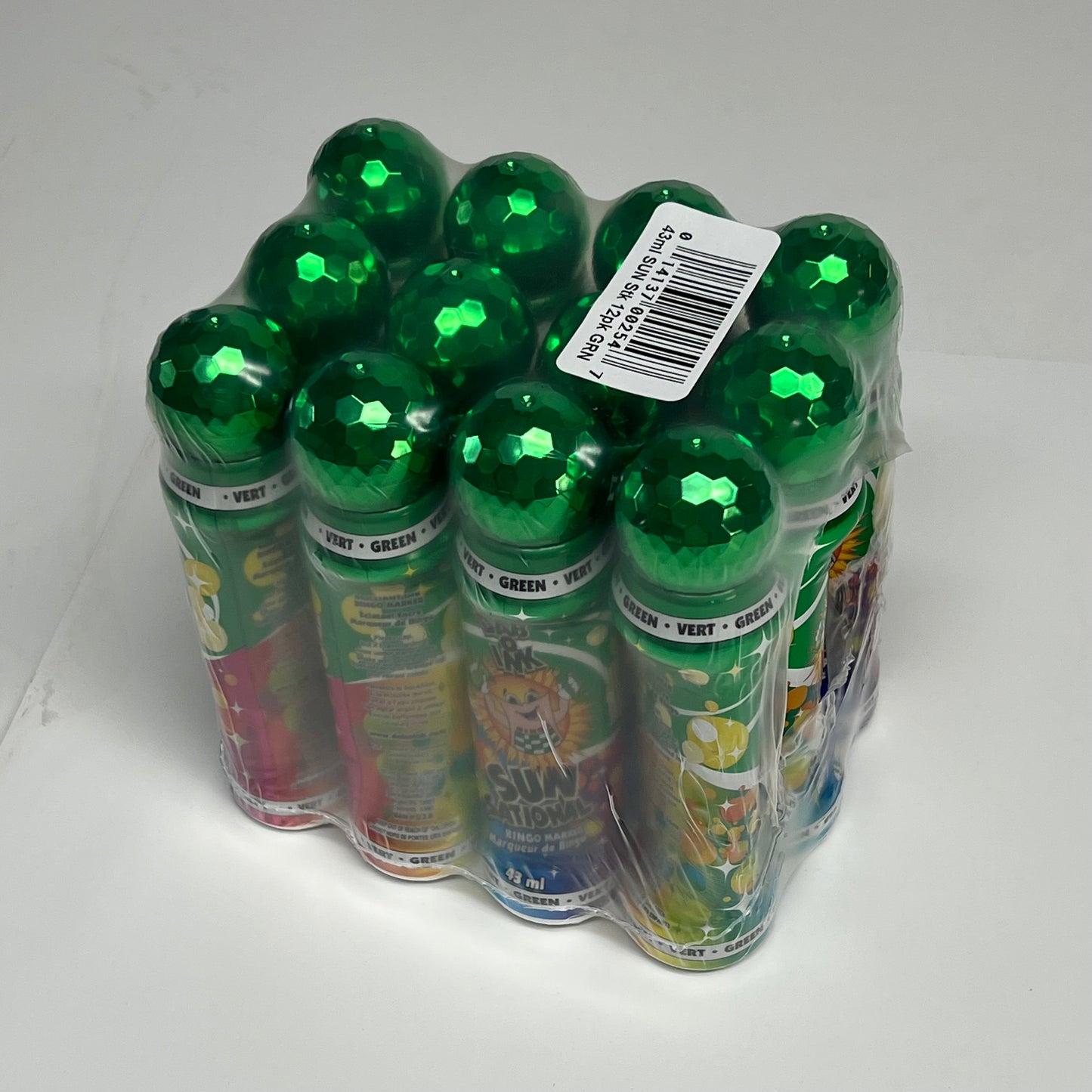 DAB O INK (12 PACK) Sunsational Bingo Marker Bright Ink 43ml/1.4 oz Green C26