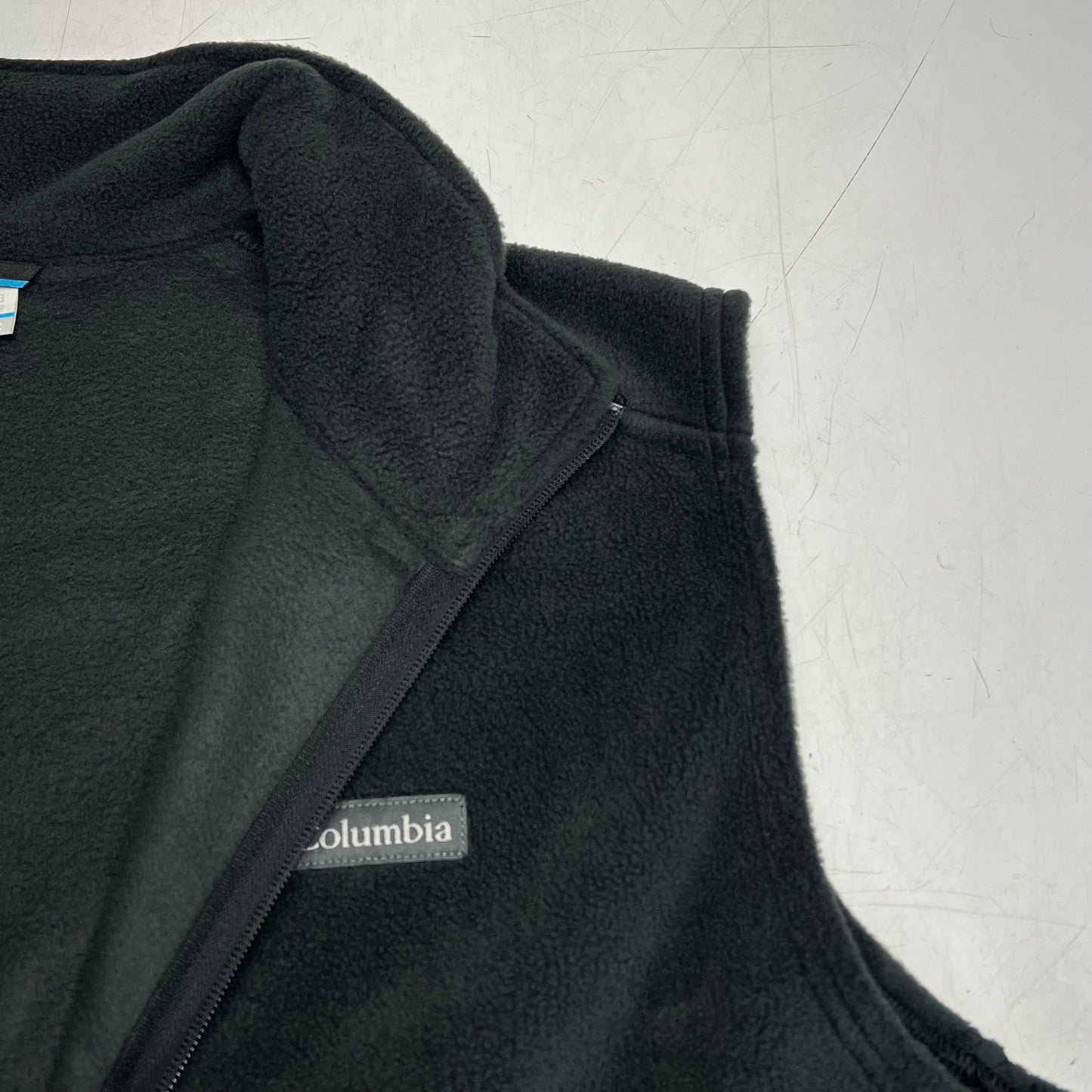 COLUMBIA Steens Mountain Full Zip Soft Fleece Vest Men's Sz 2X Black AS1535-010
