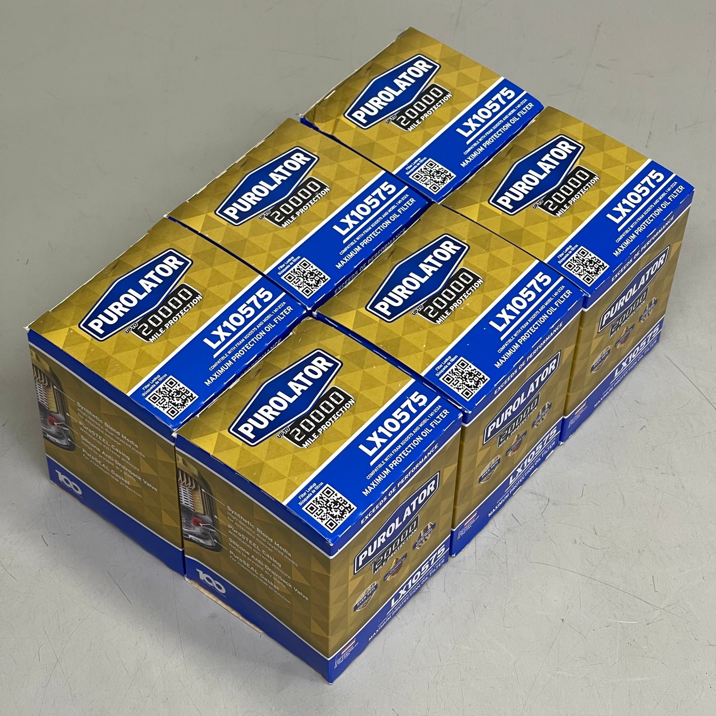 PUROLATOR (6 PACK) Maximum Protection Oil Filter 20000 Miles LX10575