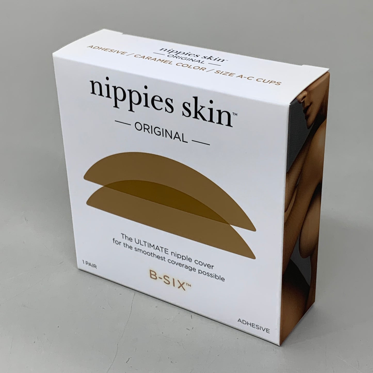 NIPPIES SKIN (2 PACK) Original Nipple Cover Smooth Coverage Caramel 1 Pair 1021