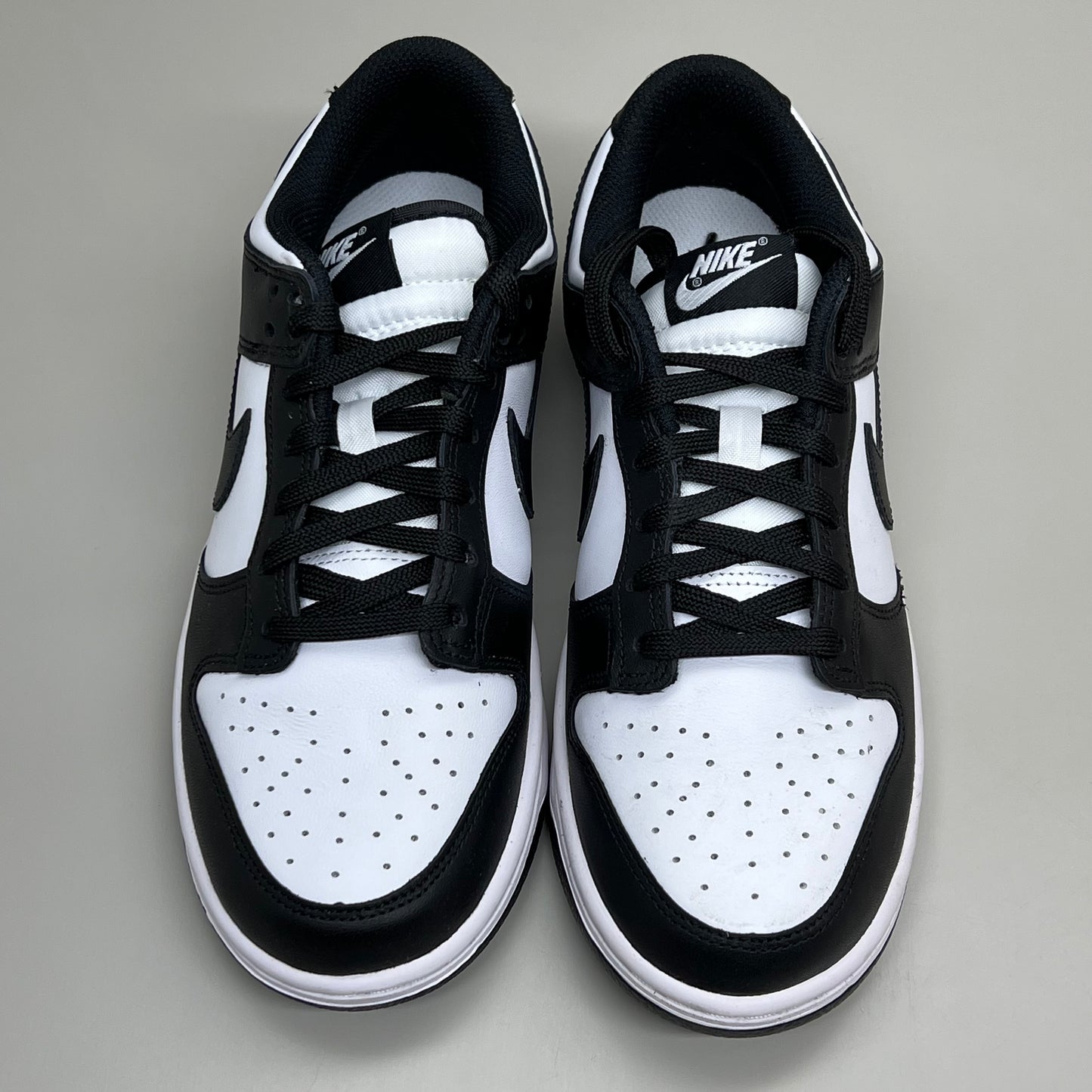 NIKE Dunk Low Classic Low Cut Foam Insole Sz Women's 8.5 White/Black DD1503 101