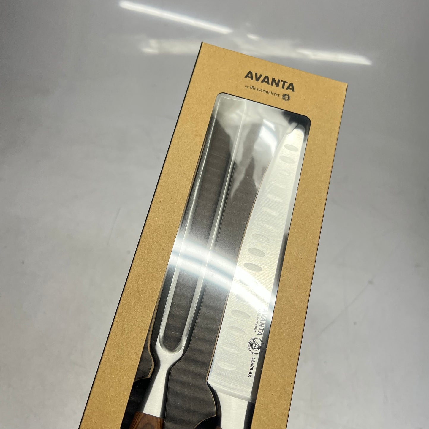 MESSERMEISTER  (10 PIECE) Avanta Pakkawood Knife Set  Brazilian Brown  L8000-10S