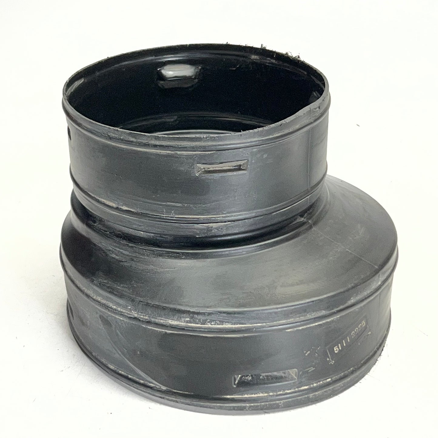 ADS 8" X 6" Reducing Coupler, Black 0816AA