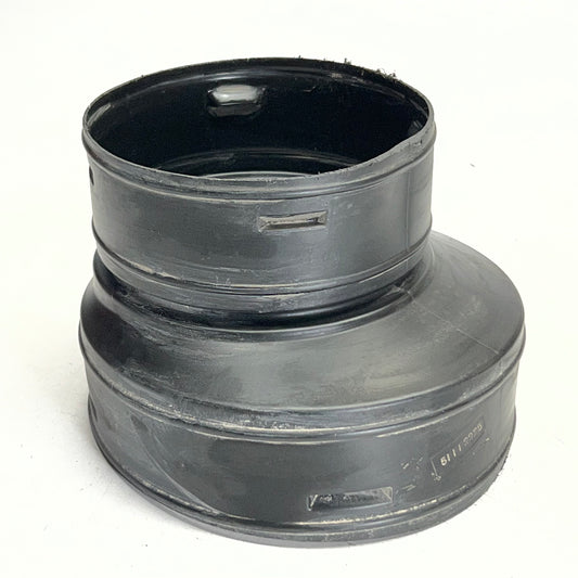 ADS 8" X 6" Reducing Coupler, Black 0816AA