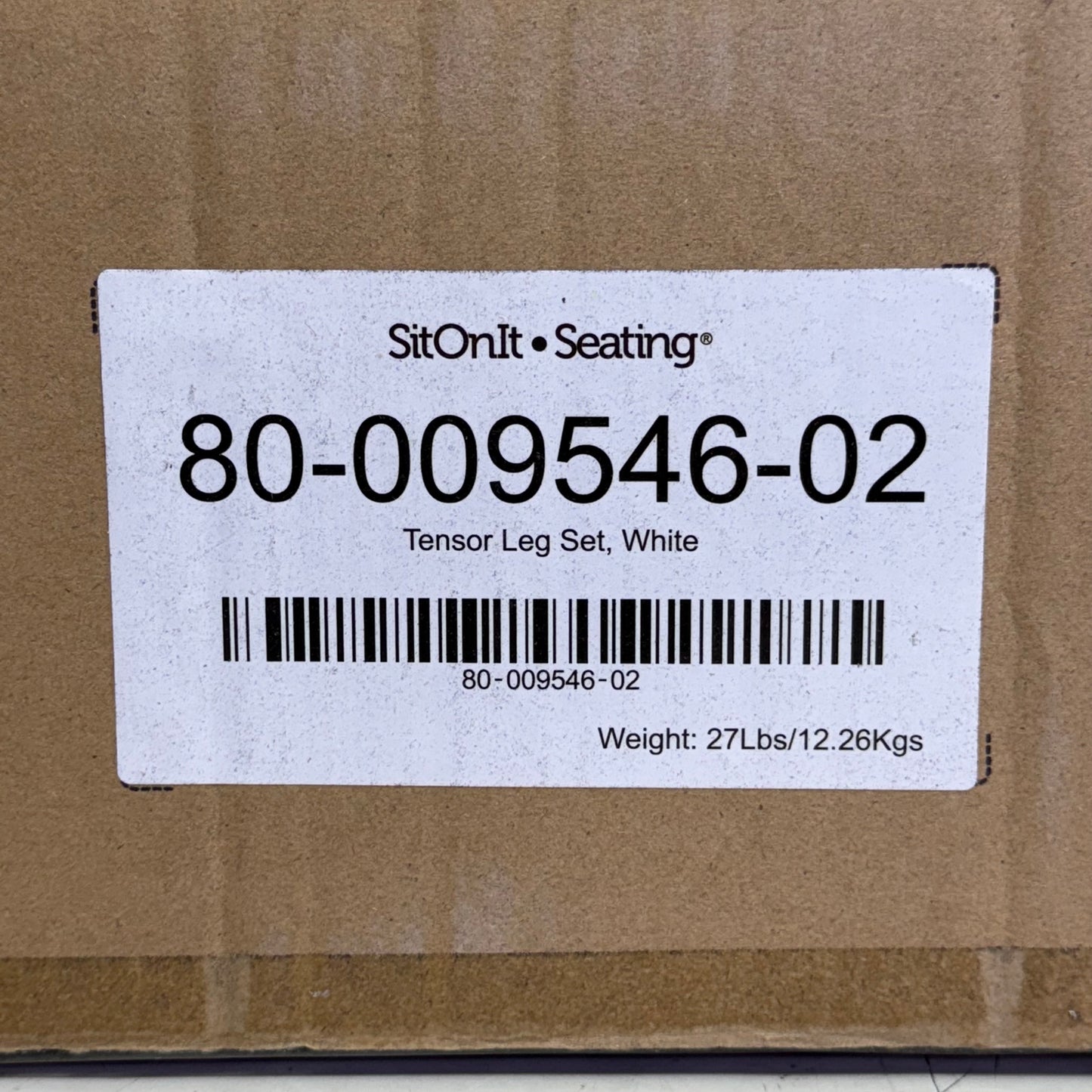 SITONIT SEATING Tensor Leg Set White White 80-009546-02