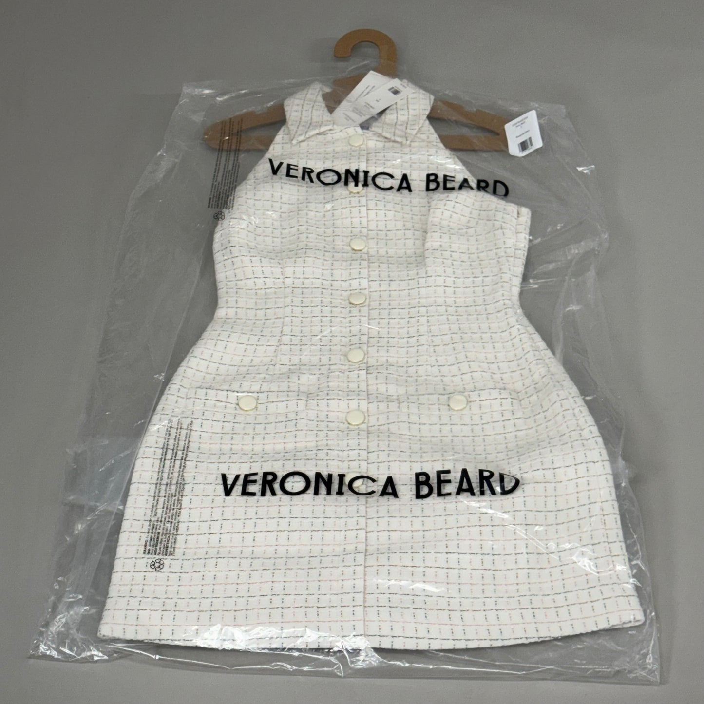 VERONICA BEARD Women's Sleeveless Roxanne Dress Sz-2 Ivory Multi 2406TW6521059