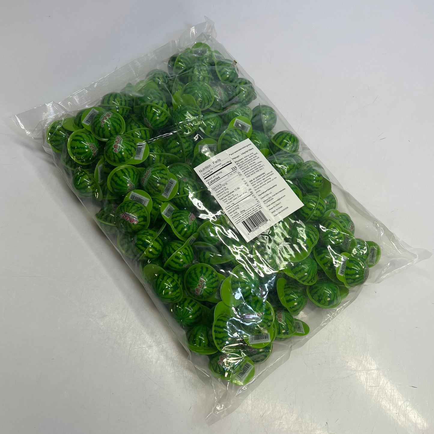 DEER DADA (5 LBS BAG) Individually Wrapped Watermelon Gummy Candy BB 05/26