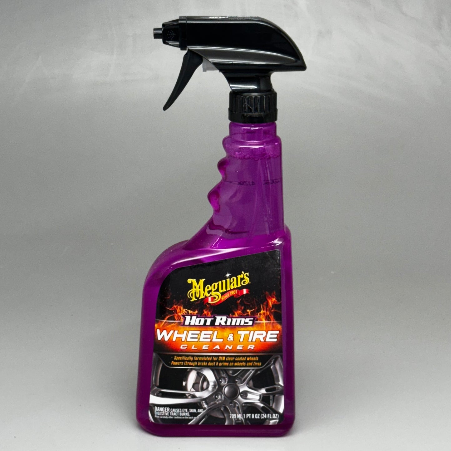 MEGUIAR’S (2 PACK) Hot Rims WHEEL & TIRE Cleaner 24 fl oz 5312-7