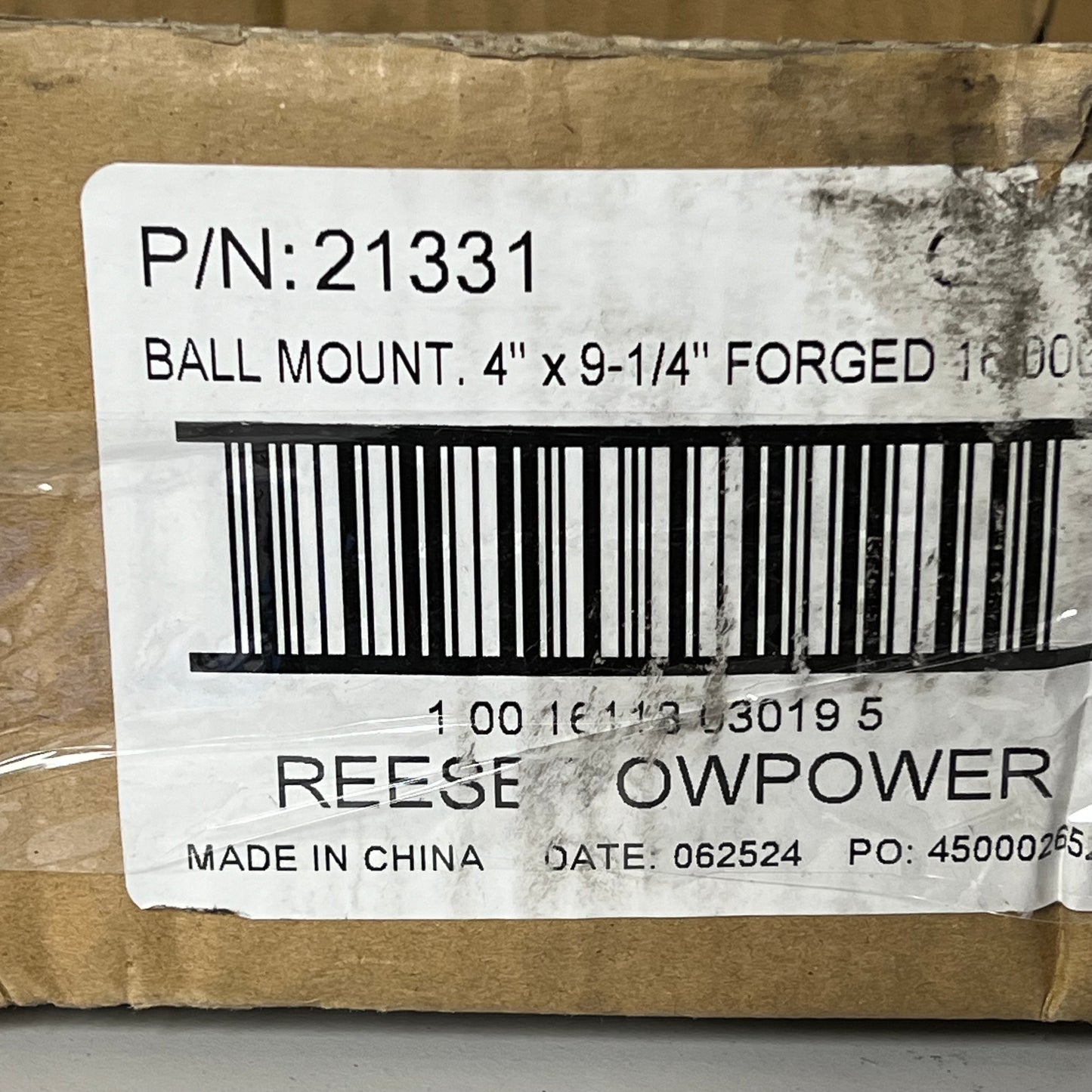 REESE TOWPOWER Trailer Hitch Ball Mount 4" Drop 2" Raise 16,000 lbs Cap 21331