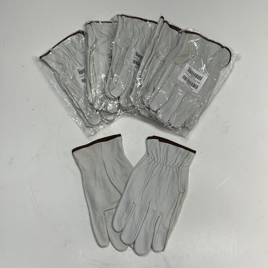 IMPERIAL SUPPLIES (6 PACK) Cowhide Leather Straight Thumb Unisex Sz L 88|071-4