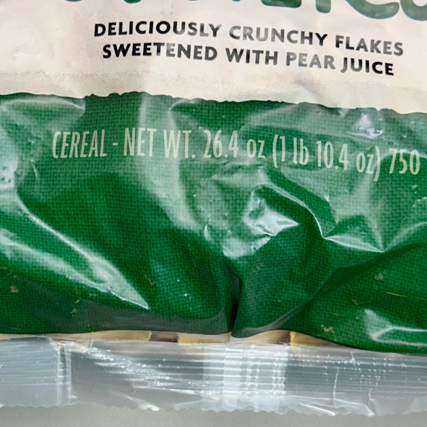 ZA@ NATURE'S PATH  (1 Box, 6 Bags Each) Organic Fruit Juice Sweetened Corn Flakes Cereal 26.4oz BB 08/26 D