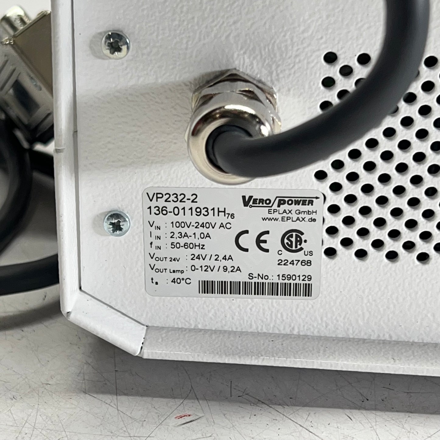 ZEISS Microscope Power Supply 232 for Axio Imager White 000000-0507-489