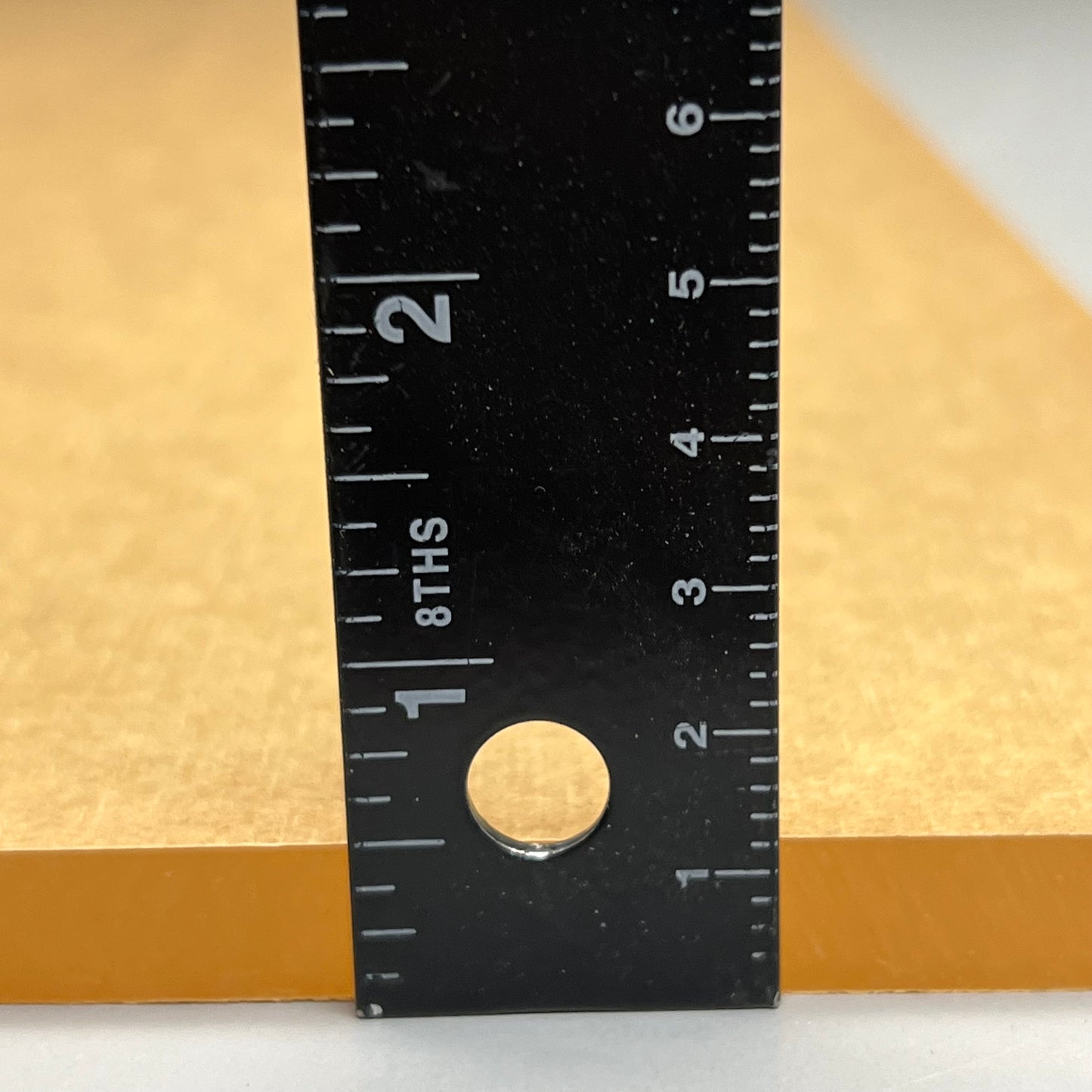 Clear Plexiglass Acrylic Plastic Piece .500 X 24" X 36" Paper Masked GO-19526540