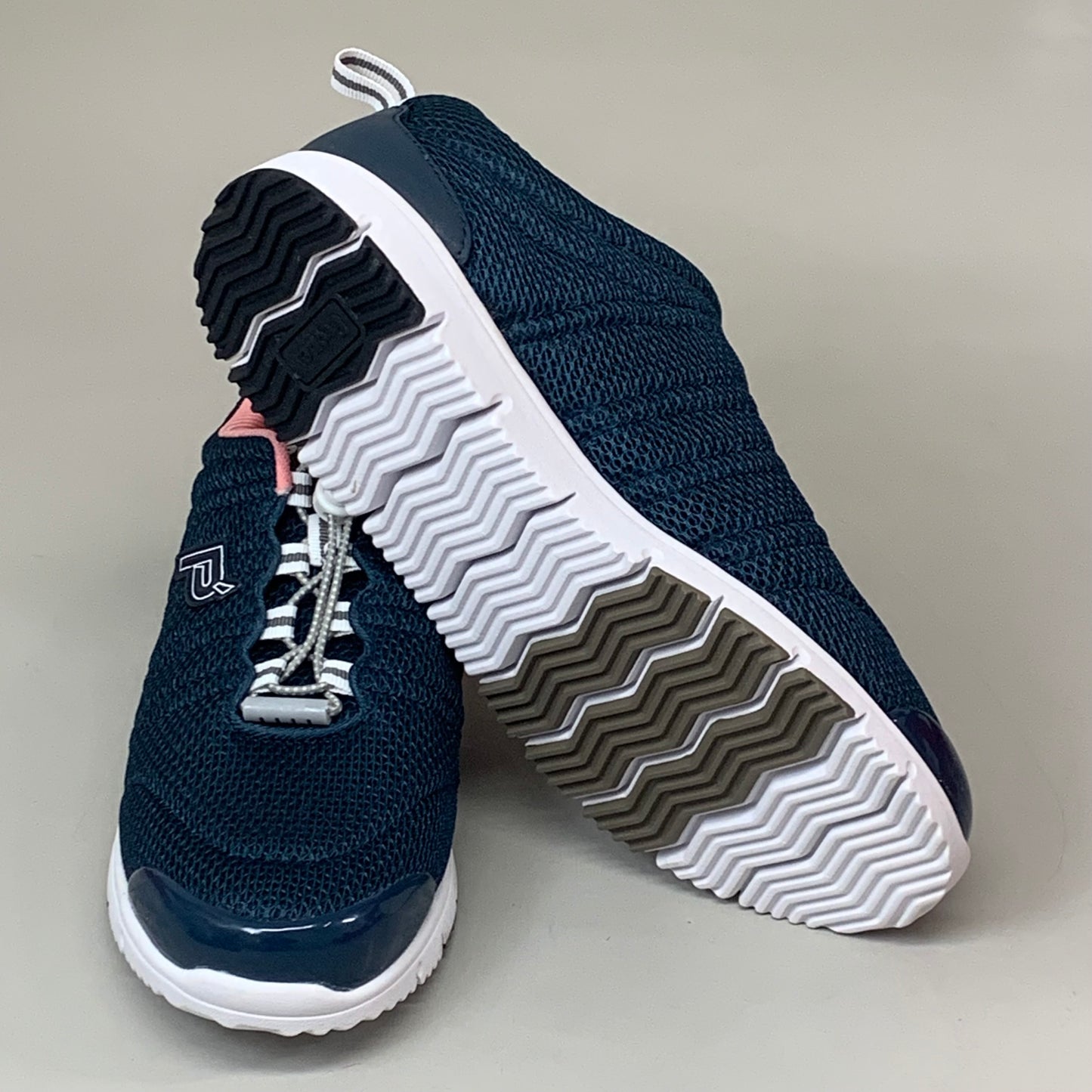 PROPET TravelWalker II Sneaker Shoes W(D) Women's SZ 10 Navy/Melon W3239NVMW-10