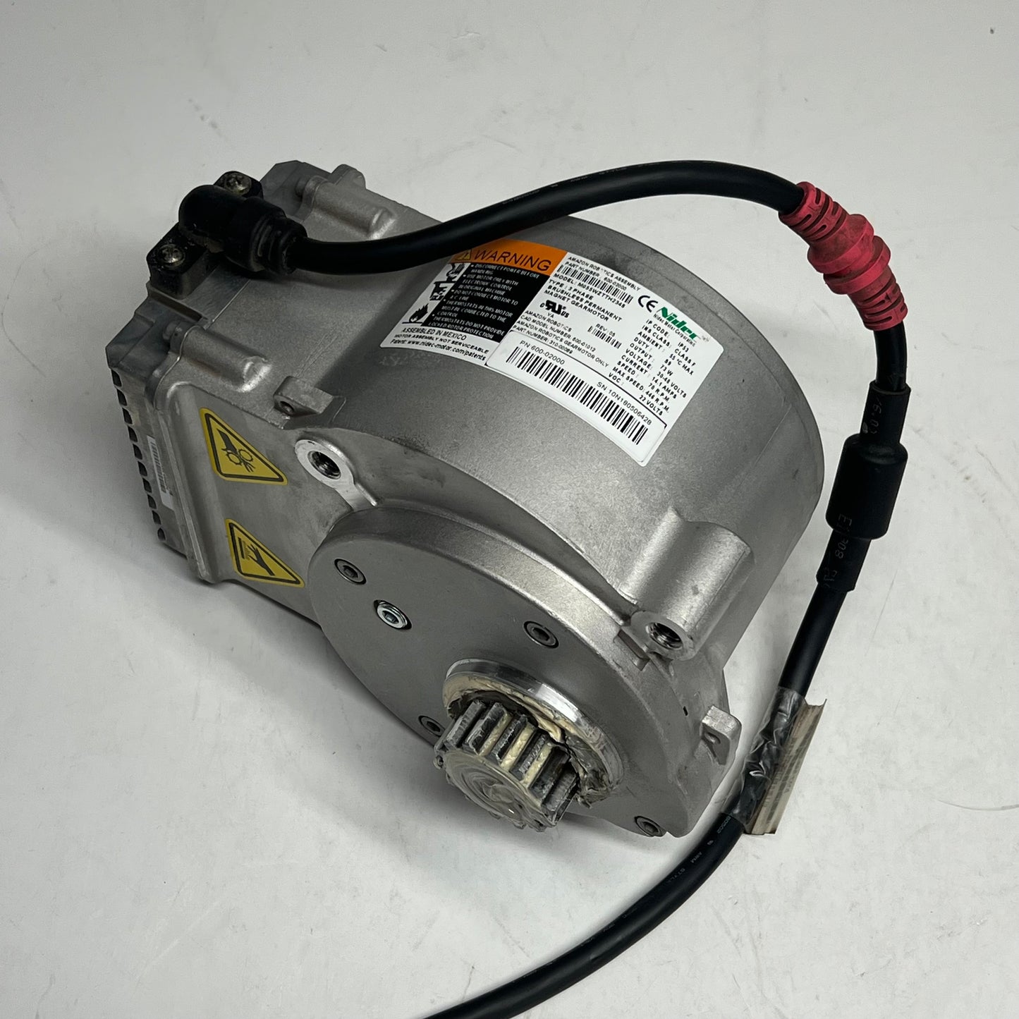 NIDEC 3 Phase Brushless Permanent Magnet Gearmotor 73W Output 600-02000