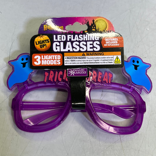 MAGIC SEASON'S (2 PACK) Halloween LED Flashing Glasses 768451