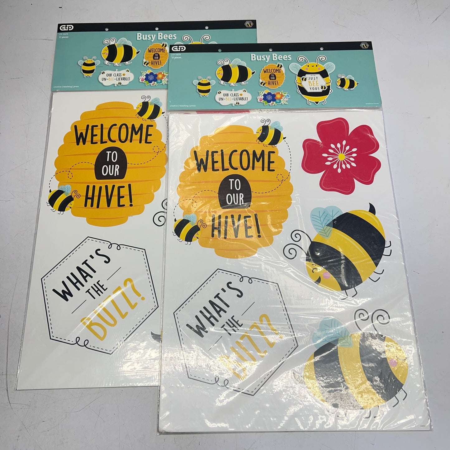 CREATING TEACHING PRESS (2 PACK) Busy Bees Bulletin Board 17 Piece  CTP 10670