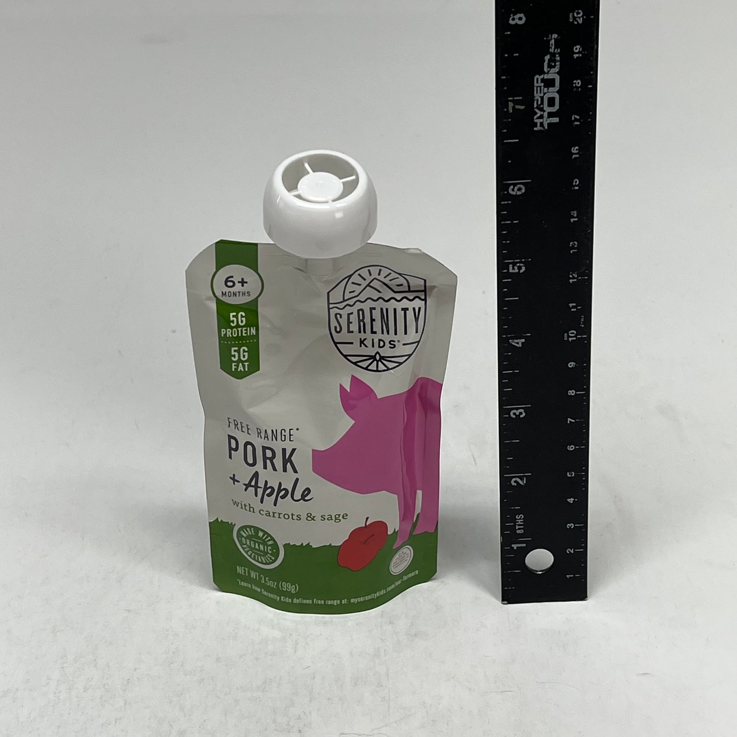 SERENITY (6 PACK) Free Range Pork + Apple, Carrots & Sage Pouches 3.5oz BB 09/27