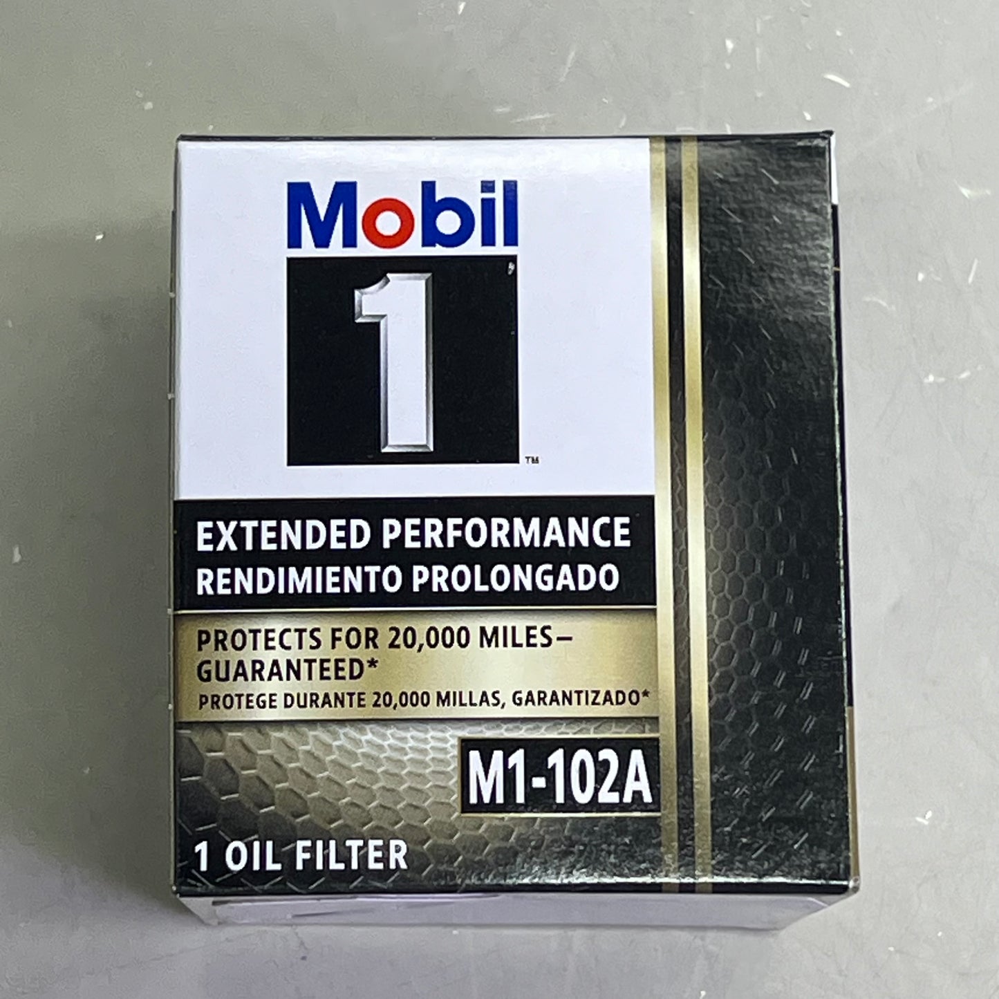 MOBIL 1 (2 PACK) Engine Oil Filter Extended Protection 20,000 Mile Black M1-102A