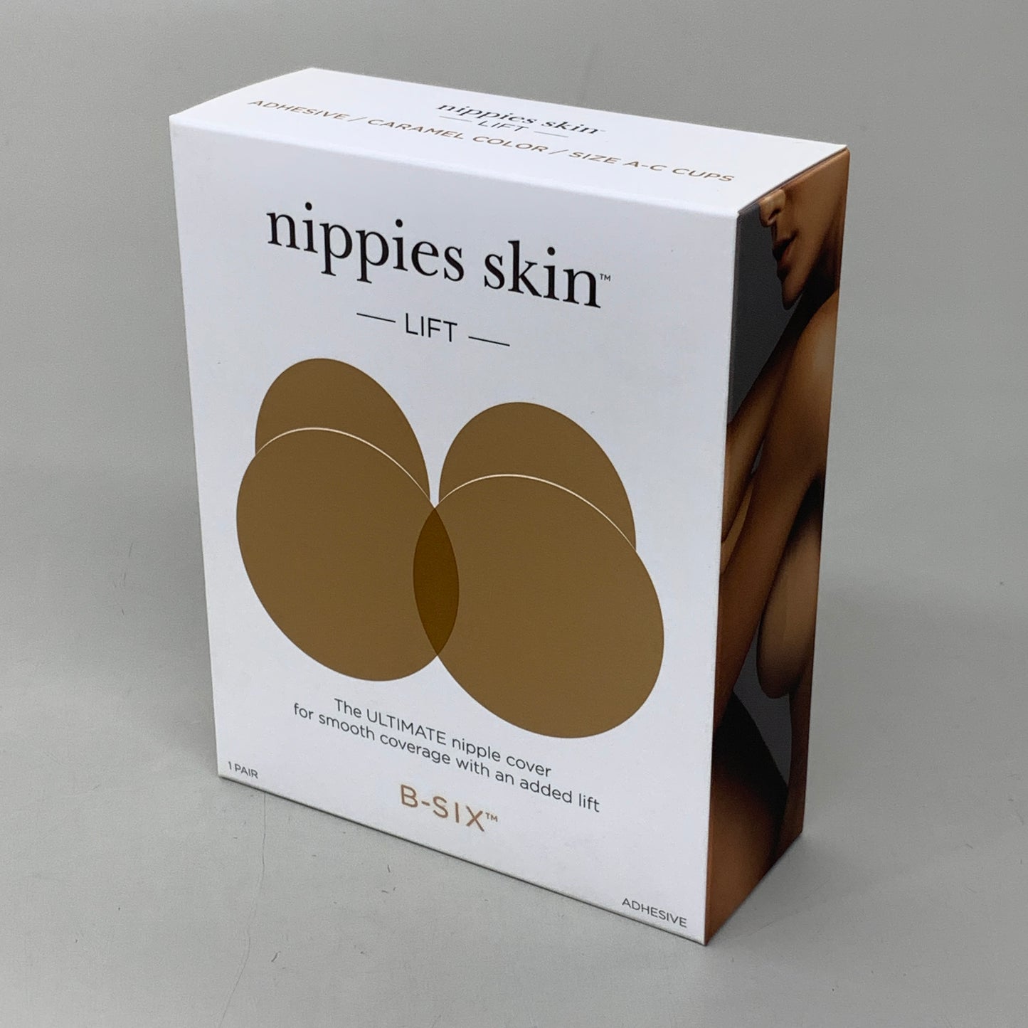 NIPPIES SKIN (2 PACK) Lift Nipple Cover Matte W/ Nipple Covering Caramel 1 Pair