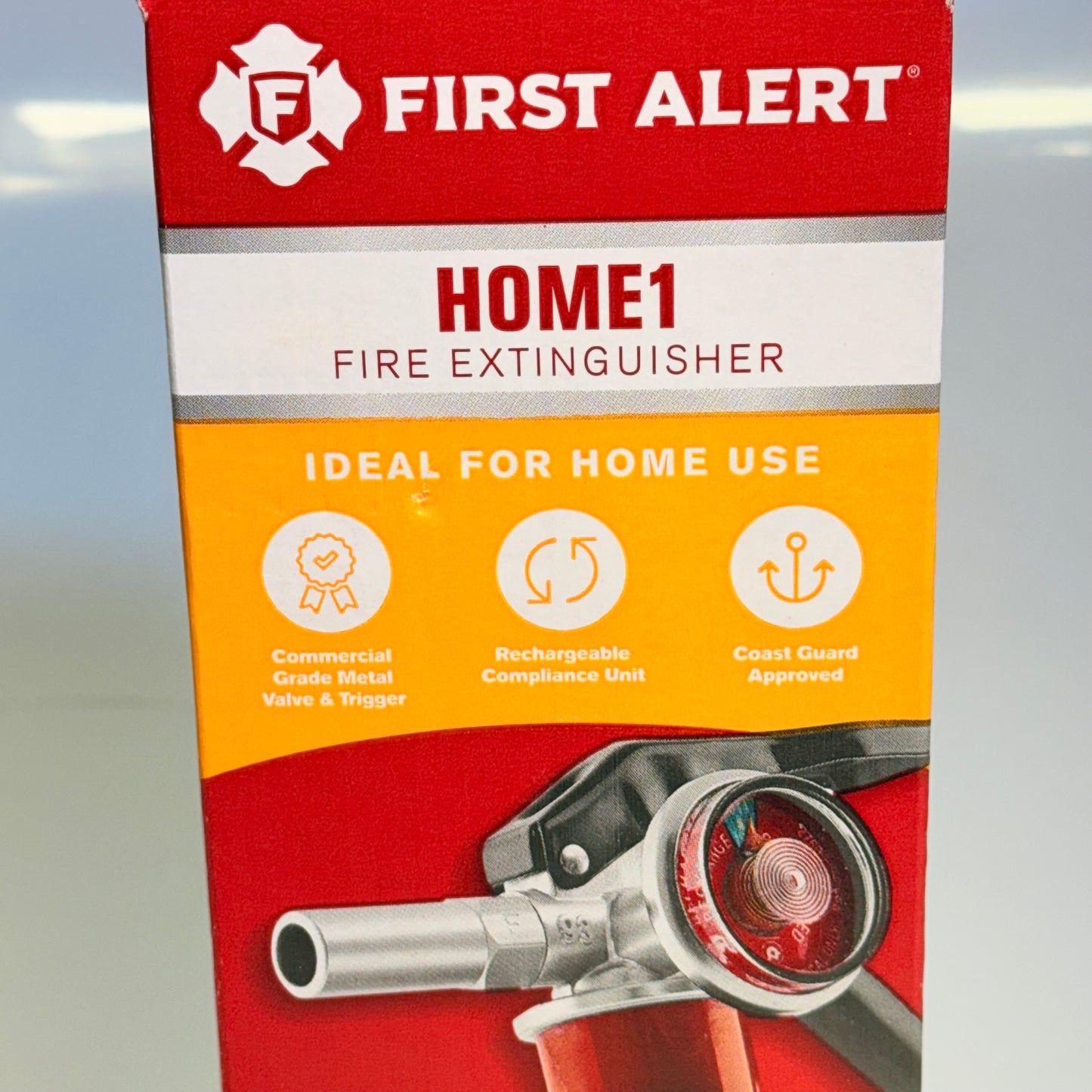 FIRST ALERT(2 PACK) Home1 Multipurpose ABC Rechargeable Fire Extinguisher 2.5 Lb 1-A:10-B:C(New-Other)