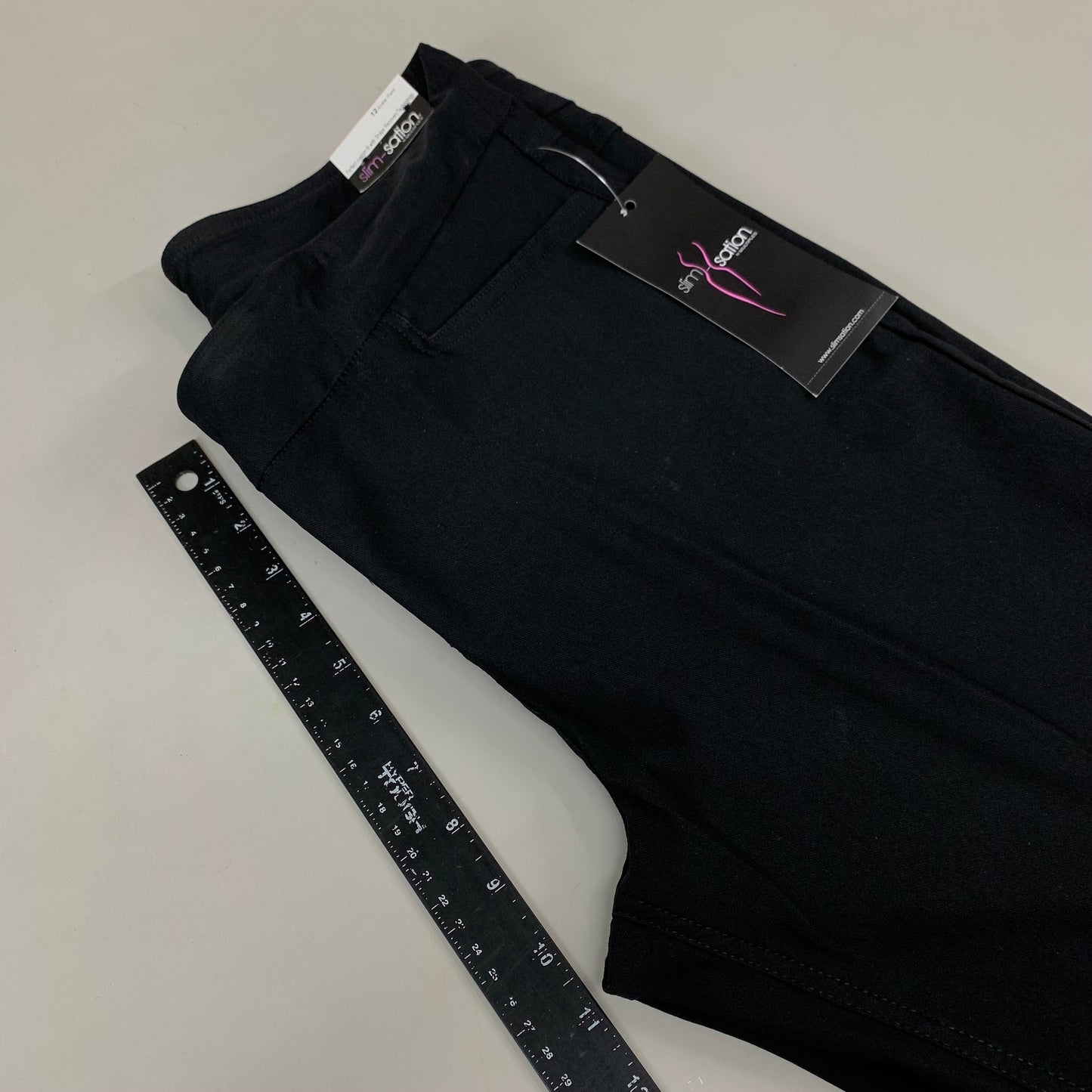 MULTIPLES Ankle Pants Petite Women's Sz 12 Black