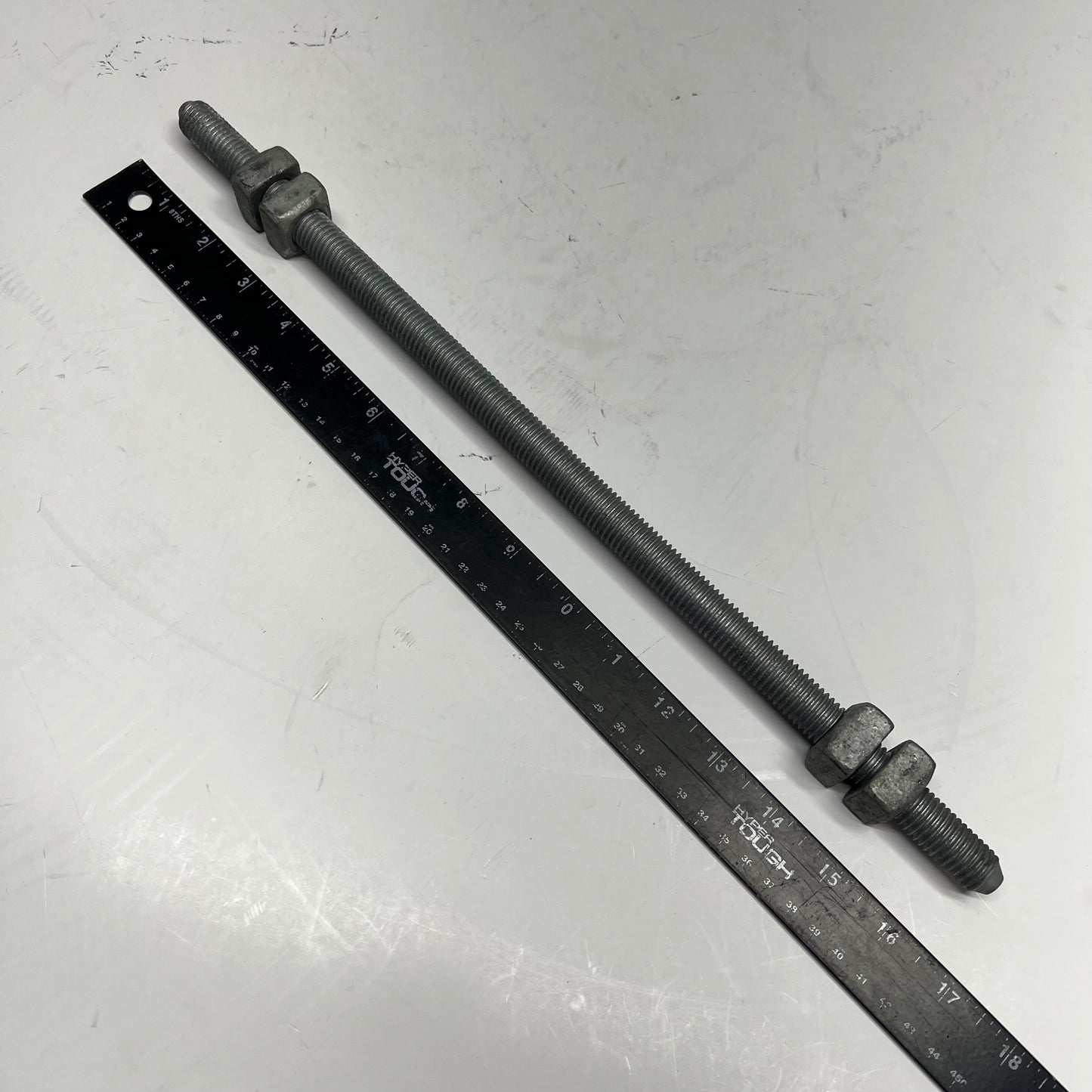 HUBBELL (20 PACK) Double Arming (da) Bolts W/ 4 Nuts Galvanized 5/8"x16" 8866
